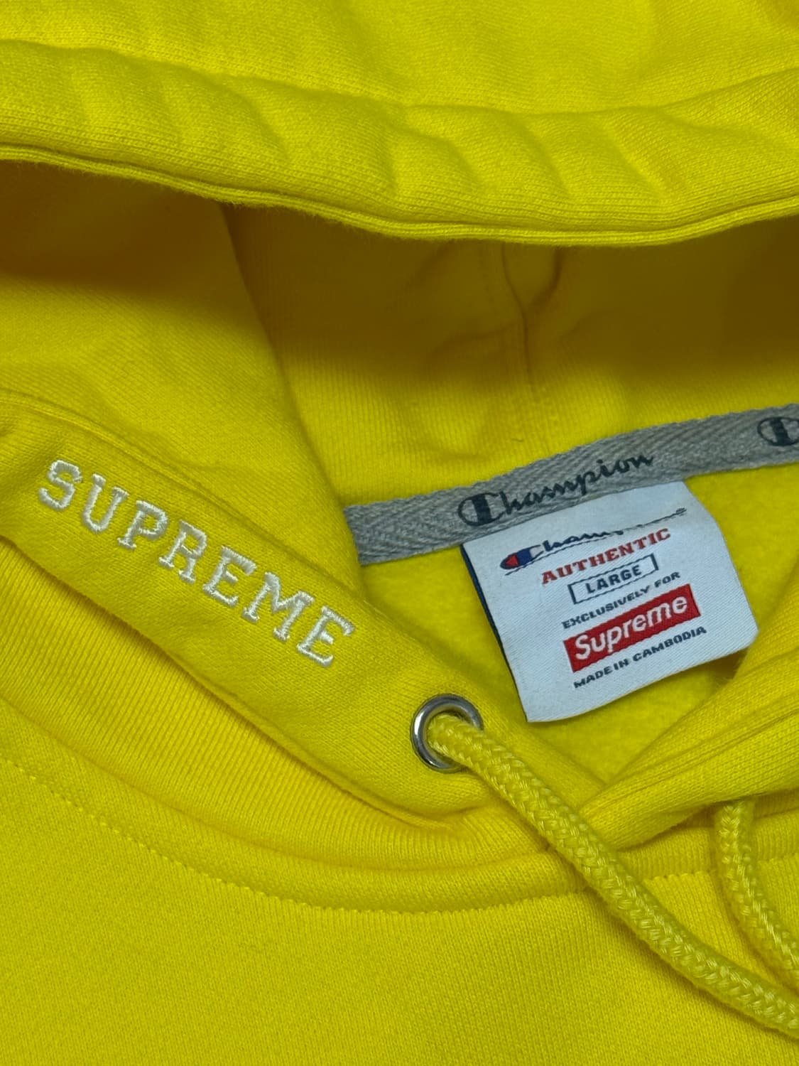 슈프림X챔피온 후드티 상품이미지2