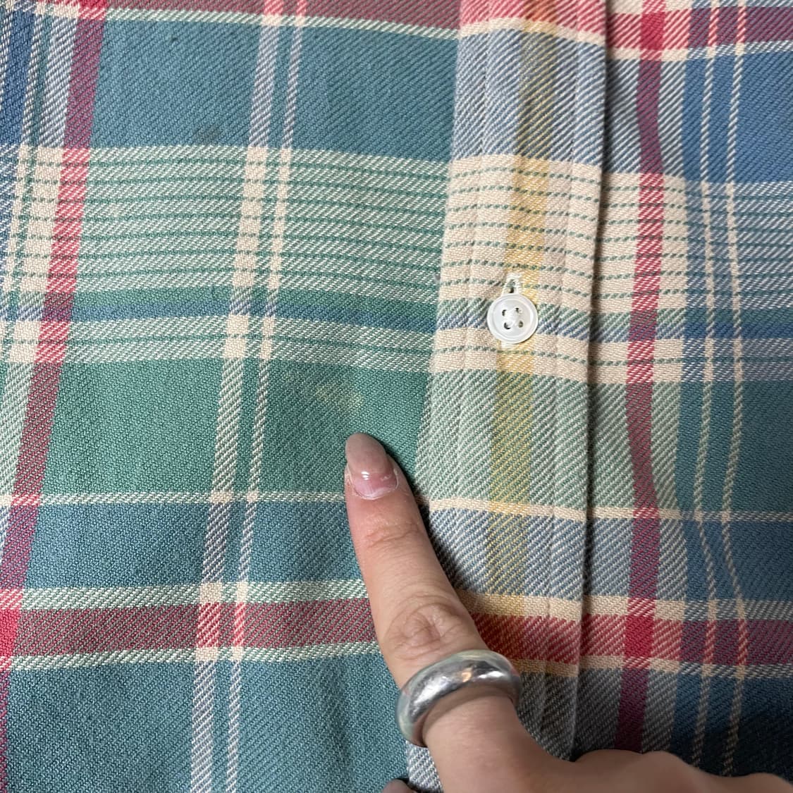 폴로랄프로렌 레드포니 솜사탕 멀티 체크 긴팔 셔츠 클래식핏 M 상품이미지6