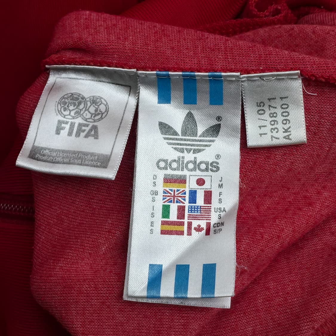 [S] 아디다스 잉글랜드 레드 져지 상품이미지8