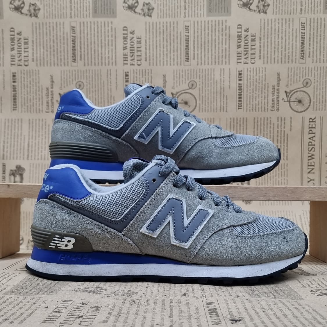 뉴발란스 574 블루 스니커즈250 상품이미지1