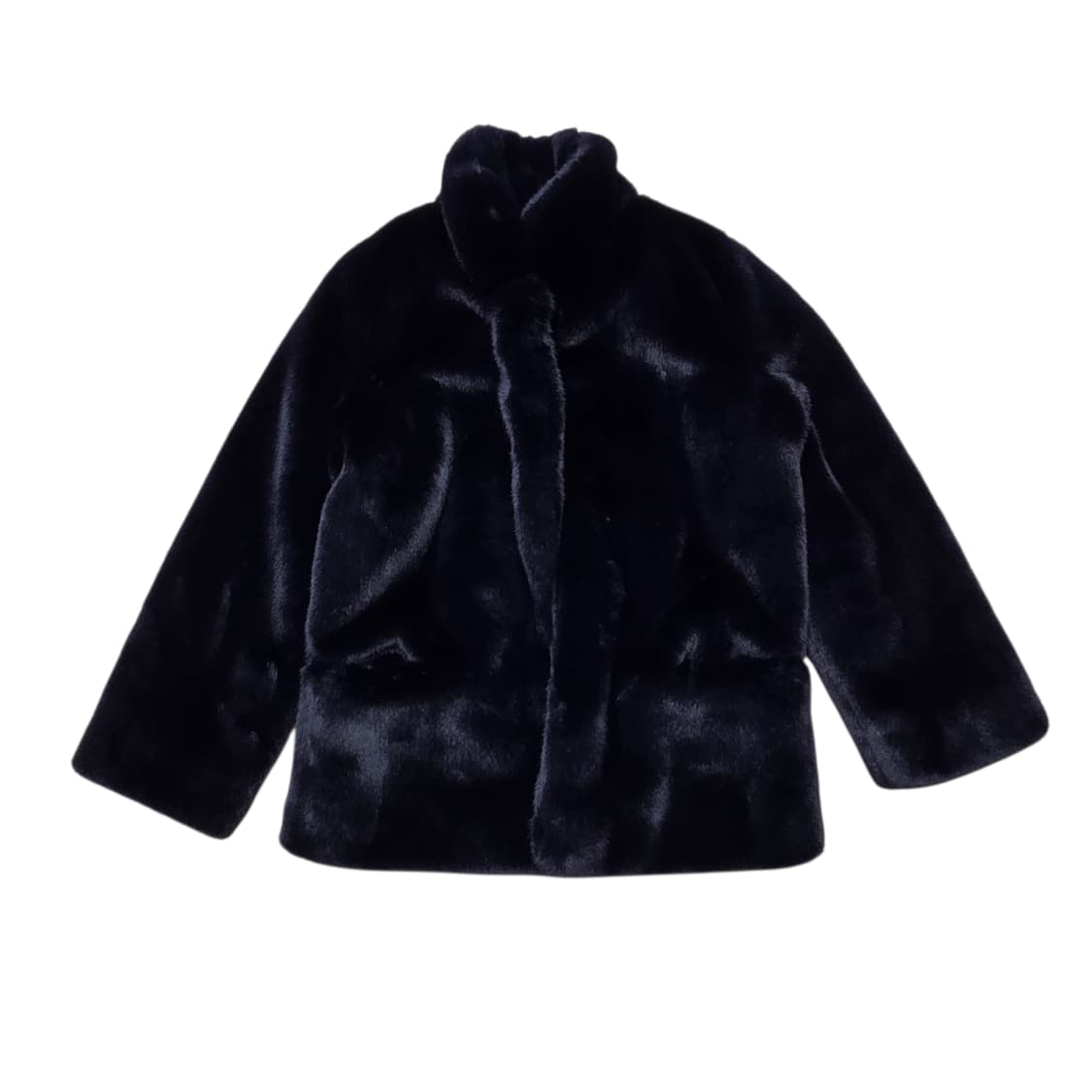 Vintage 하이넥 페이크 퍼 자켓  상품이미지1