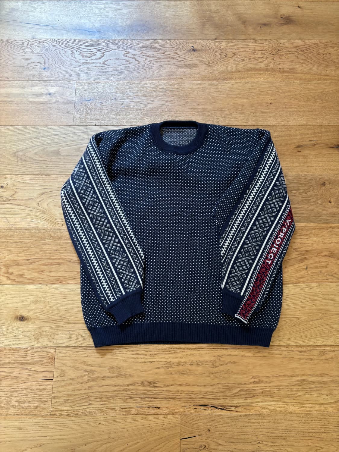 와이프로젝트 패턴 니트 상품이미지4