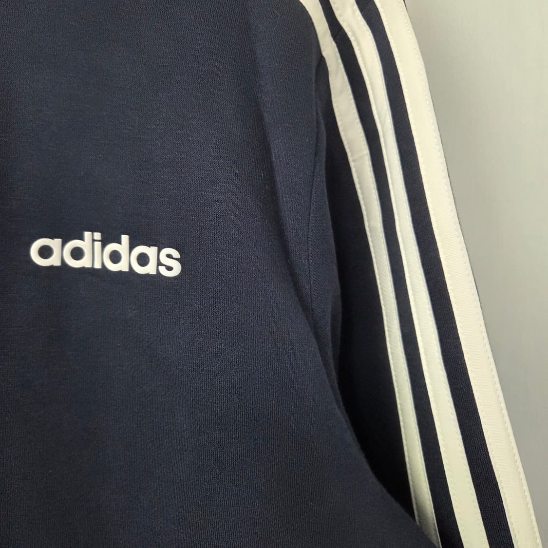 XL(120)/ 아디다스 / 네이비 기모 후드 집업 상품이미지3