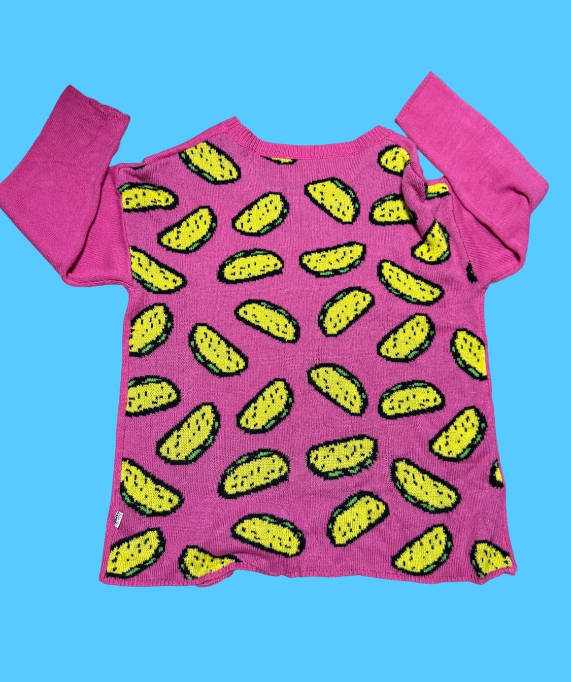 soso happy 핑크 타코 니트 스웨터 상품이미지2