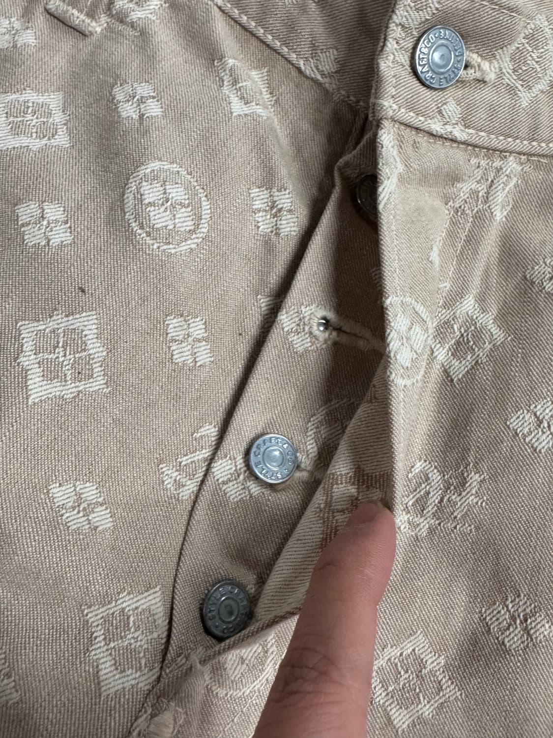 에비수 재팬 다이콕 모노그램 데님팬츠  상품이미지8