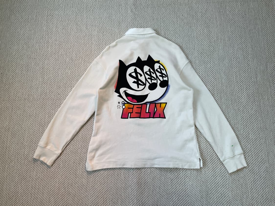 H&m x 펠릭스 더 캣 카라 긴팔티셔츠  상품이미지1