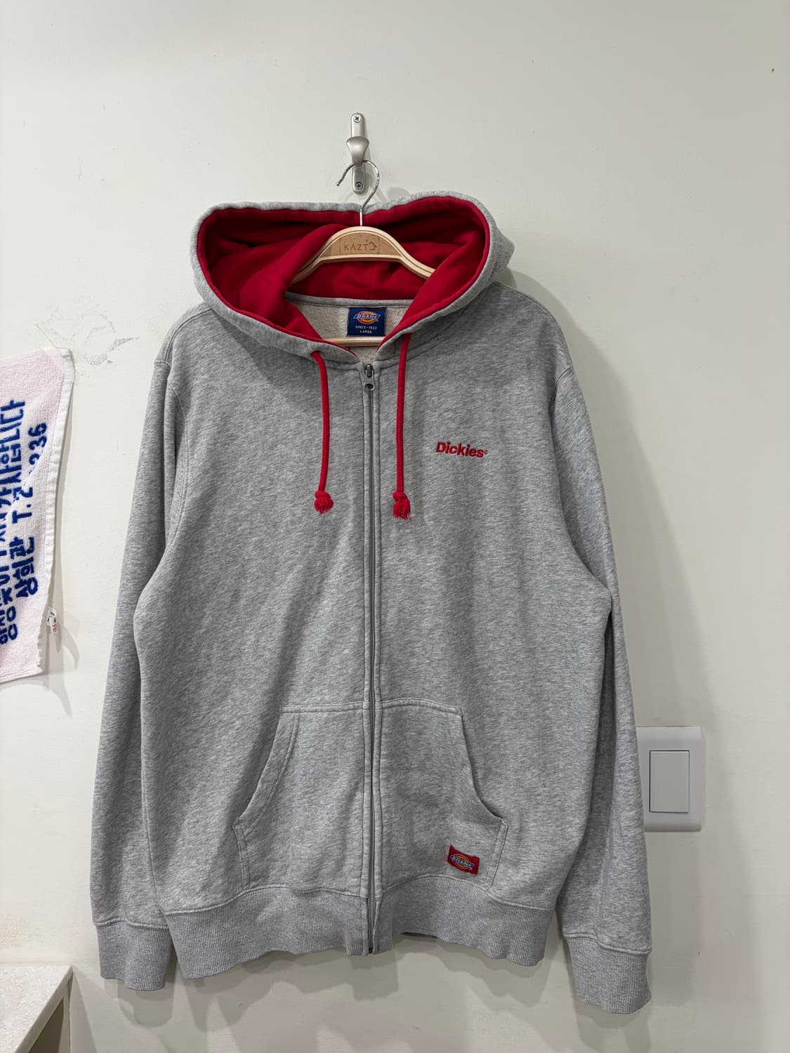 5. 디키즈 그레이 후드집업 상품이미지1