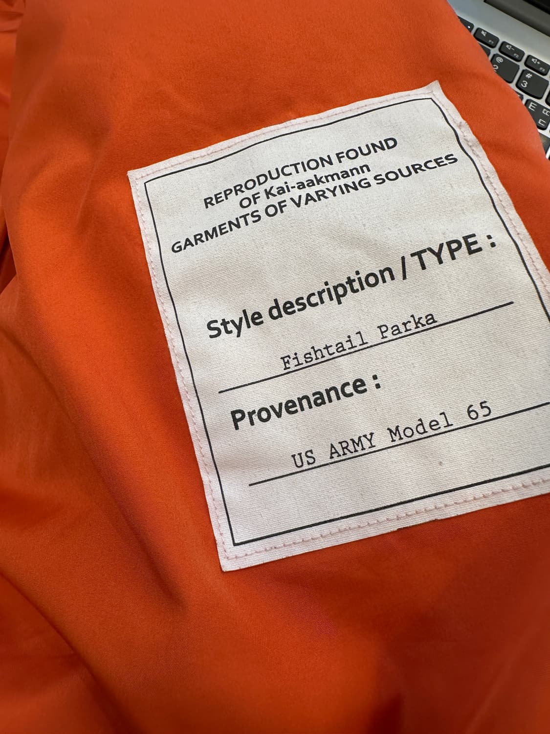 S) 카이아크만 m65 스타일 오리털 야상 점퍼 내피 탈부착 상품이미지4