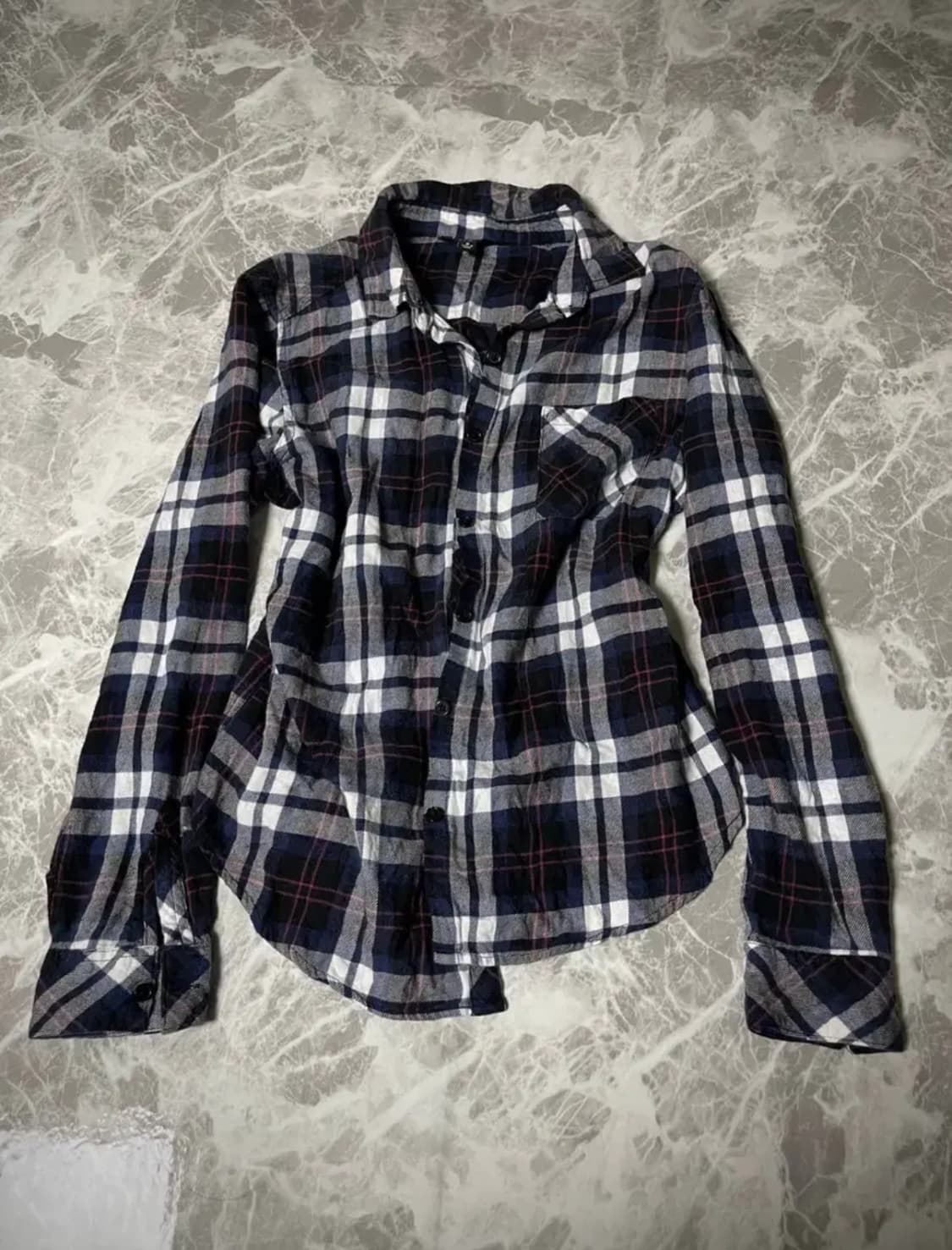 빈티지 체크셔츠 상품이미지1