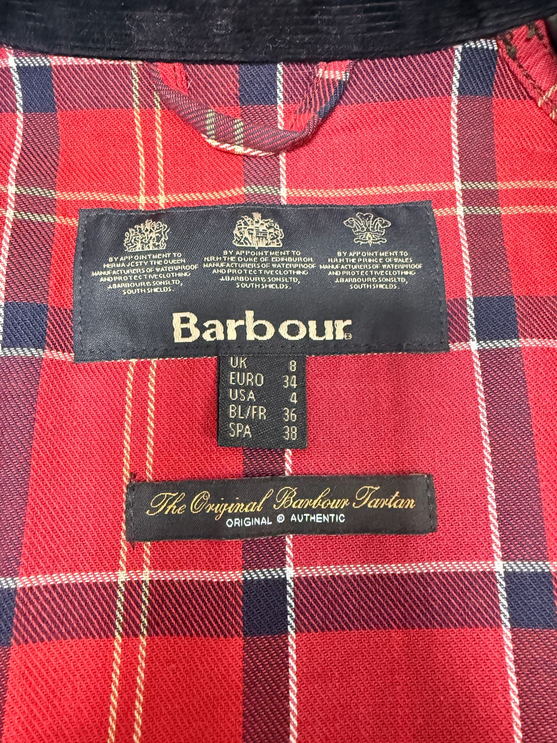 바버 비데일 자켓 EU34 상품이미지5