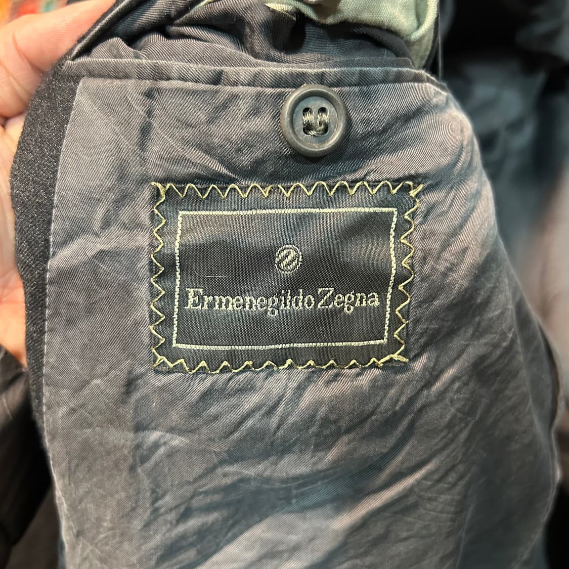 [M] 80s 에르메질도 제냐 더블 블레이저 상품이미지7