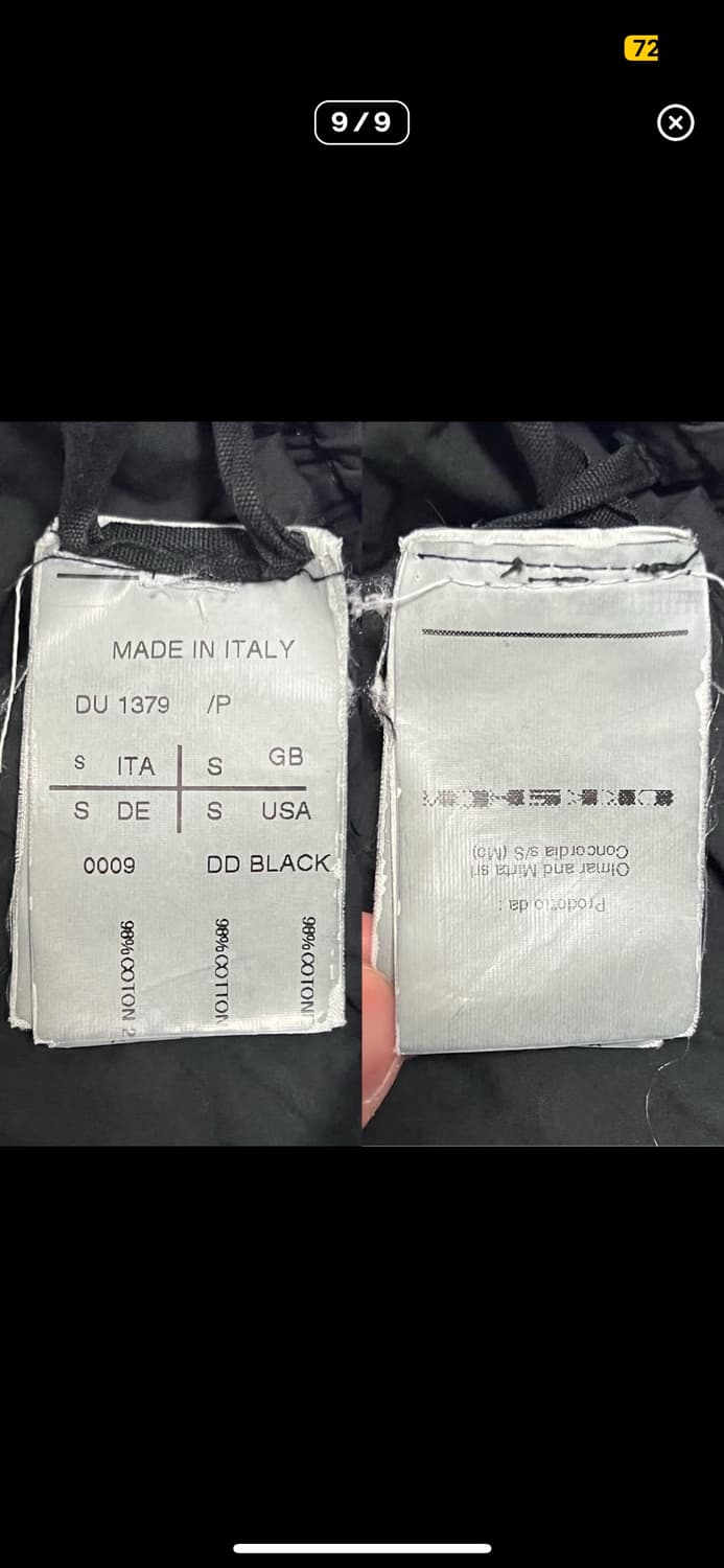 릭오웬스 14SS 다크쉐도우 스커트 치마 블랙 상품이미지9