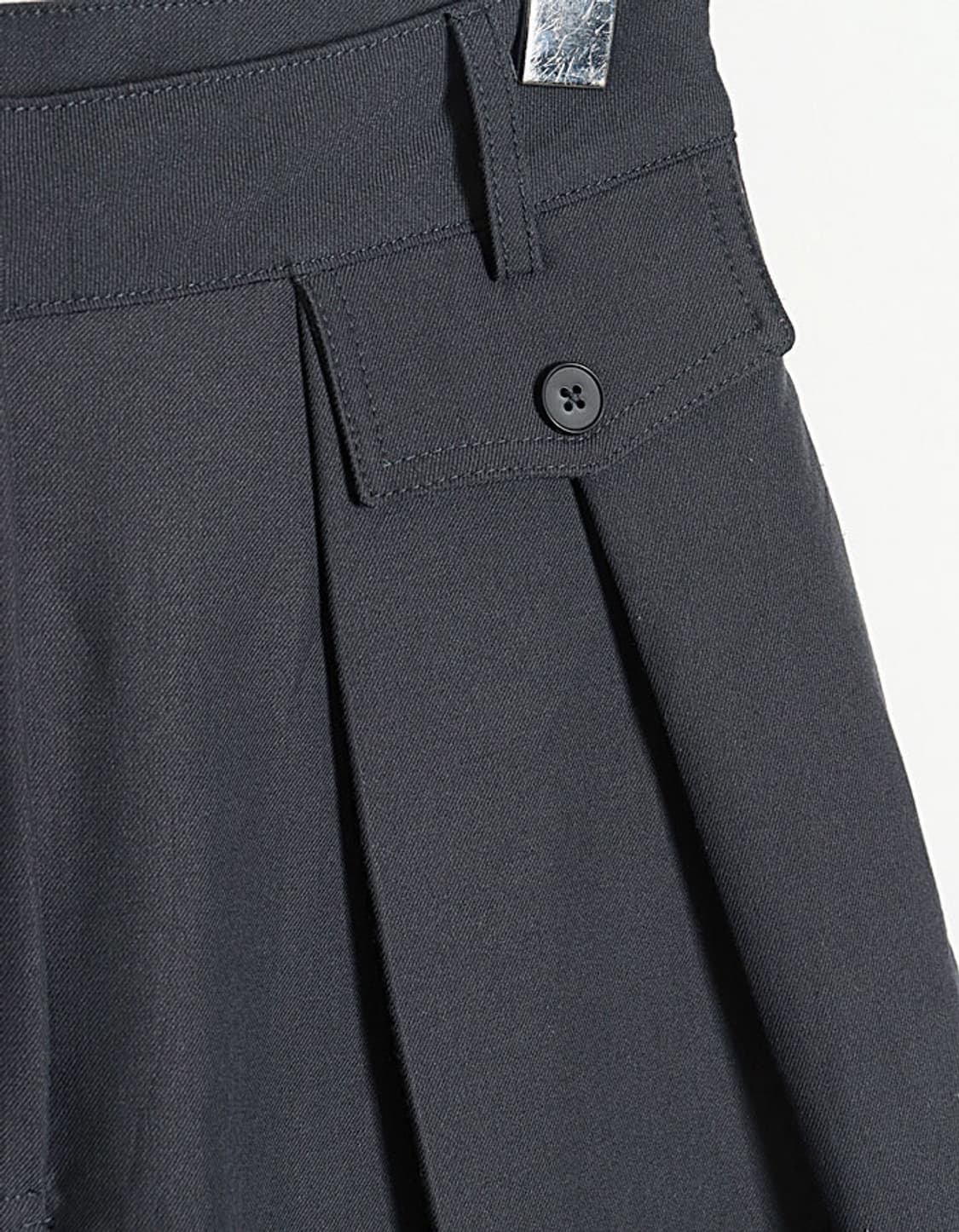 HiNT Tuck Wide Tapered Slacks (28) 상품이미지3