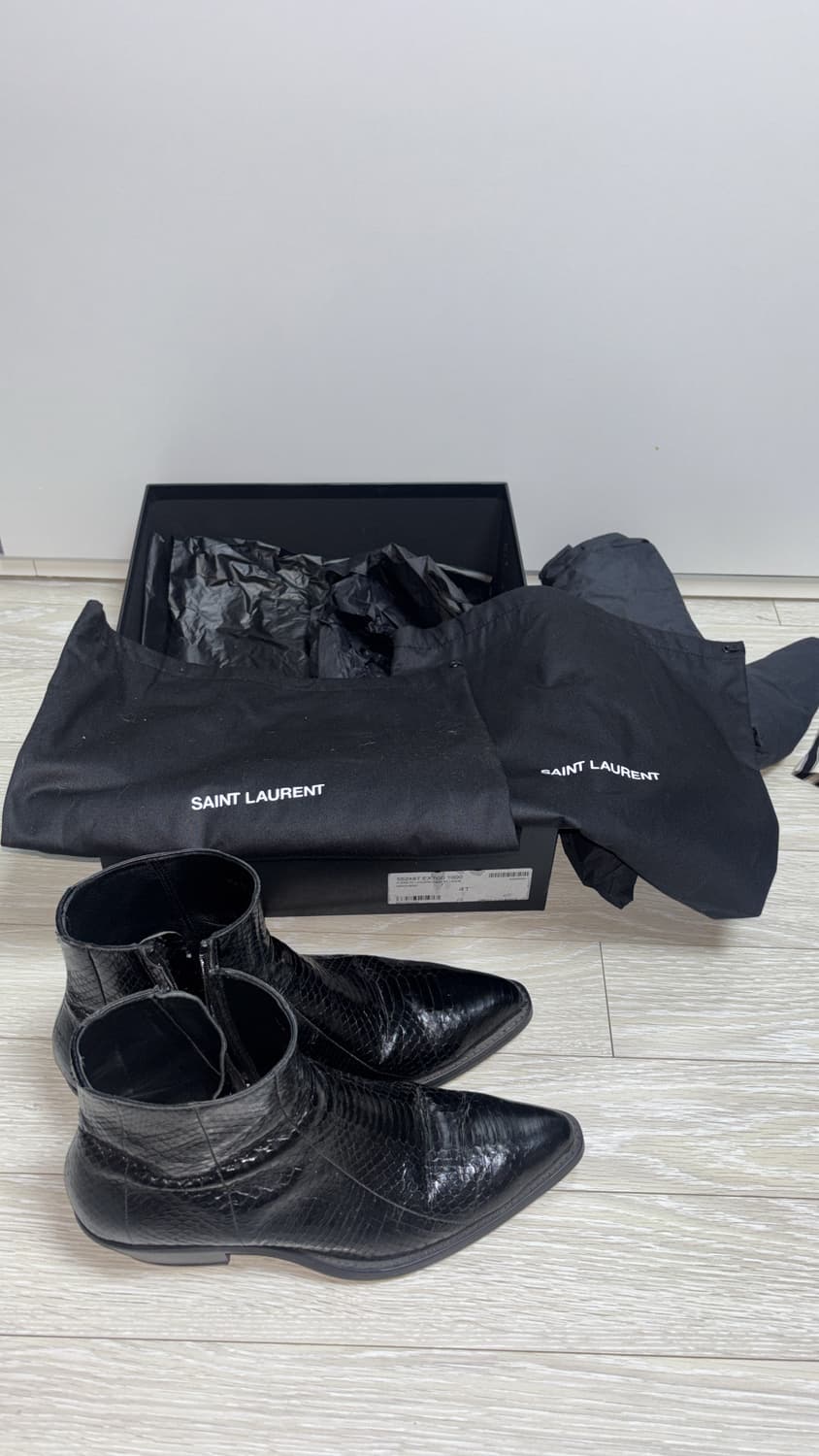 생로랑 19FW 파이톤 부츠 41사이즈 상품이미지7