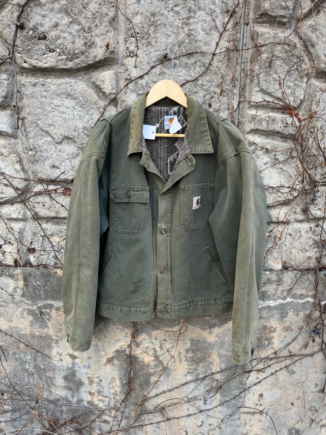 8~90s 칼하트 빈티지 jp1066 폴로 덩가리 디트로이트 워크 자켓 상품이미지1