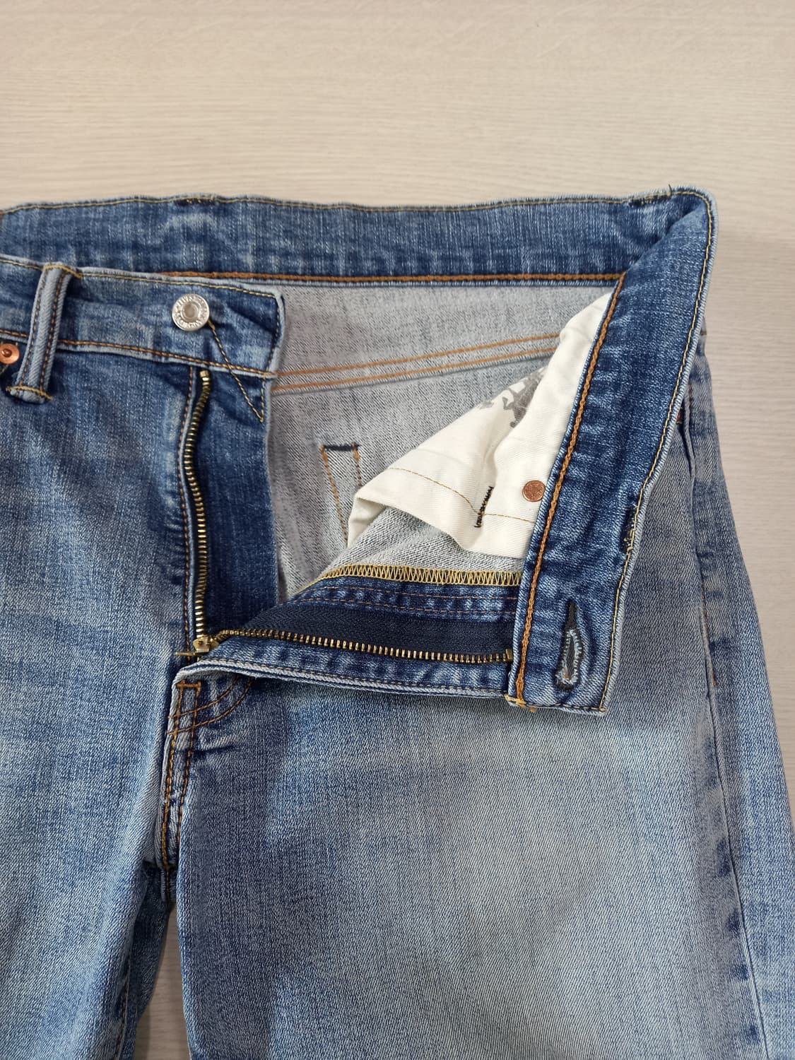 34 리바이스511 약기모 워싱 스판 슬림일자진 34-553 상품이미지7