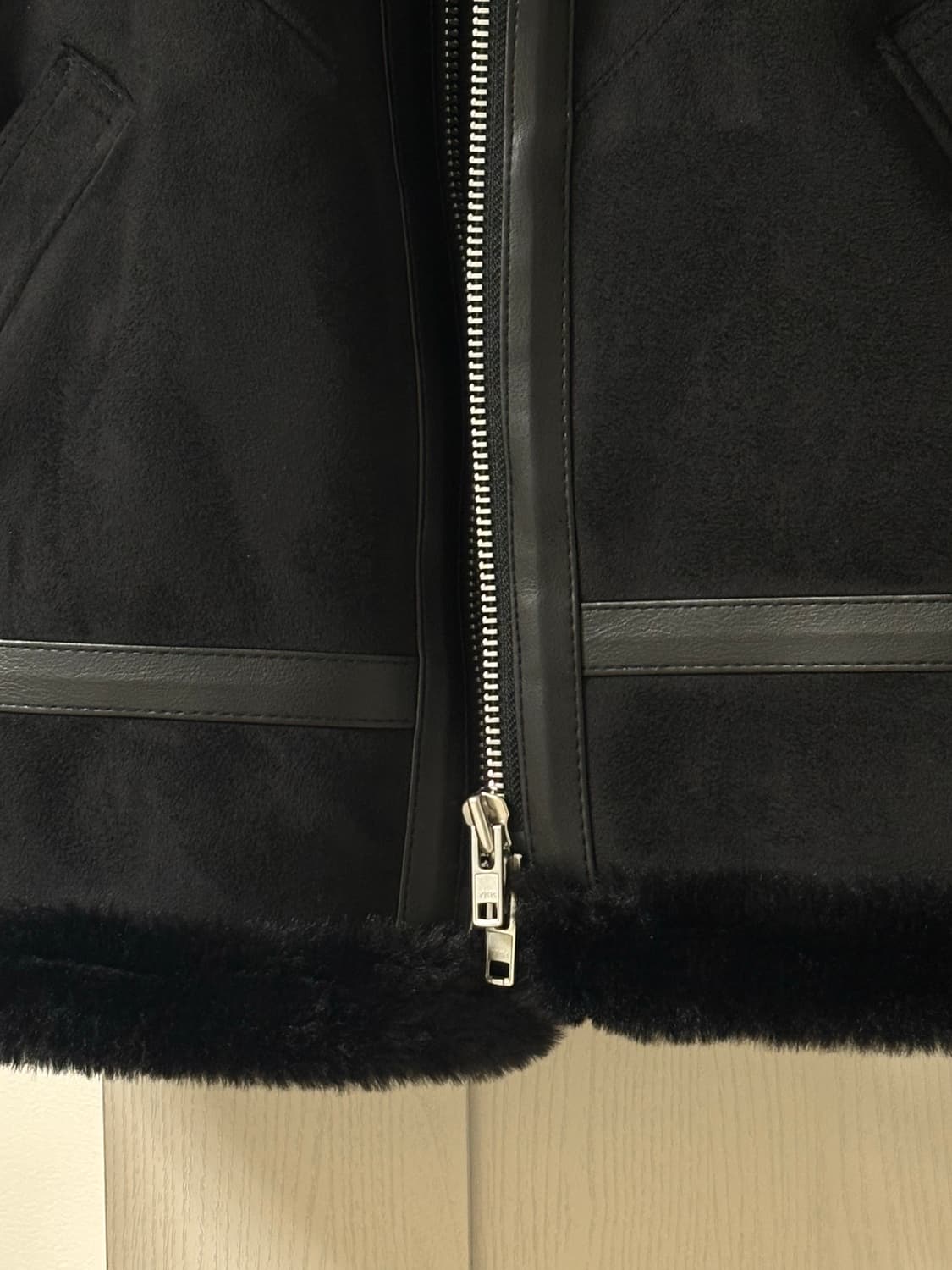 도프제이슨 스웨이드 무스탕 블랙M 상품이미지2