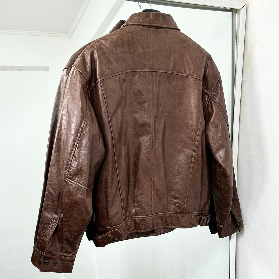 Christian Daniel 양가죽 봄버 자켓 상품이미지5