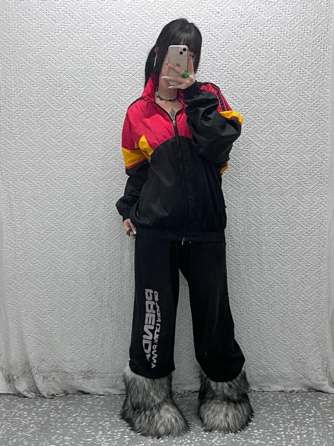 아디다스 올드스쿨 레트로 제우교역 바람막이 자켓 115 C08049 상품이미지2