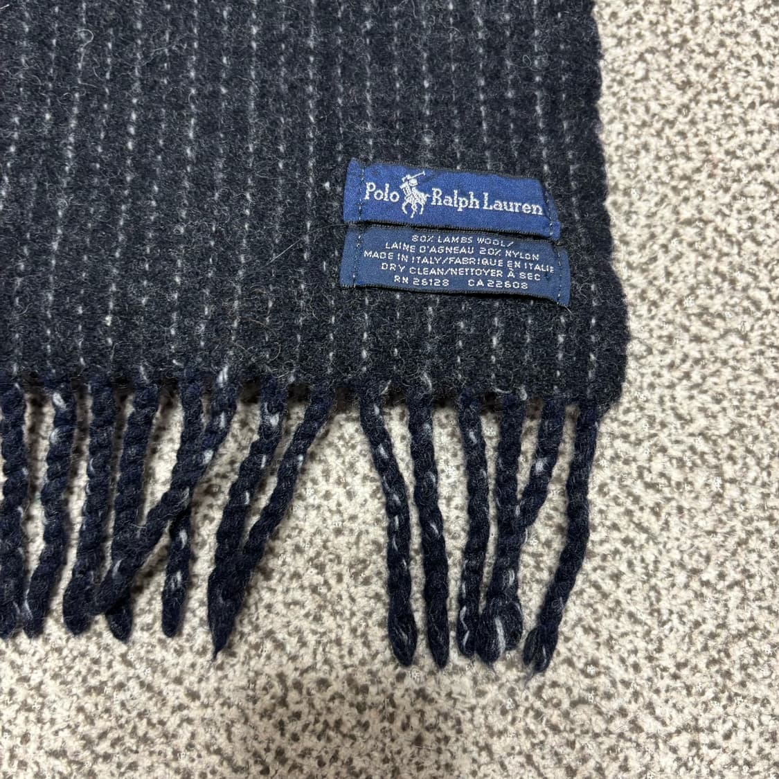 [택포,램스울80] 폴로 랄프로렌 이태리 투웨이 머플러 목도리 [A+] 상품이미지3