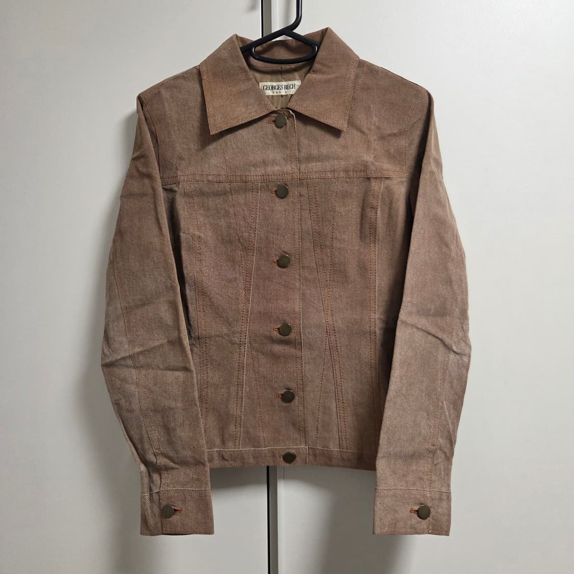 Georges Rech 가죽자켓 스커트 셋업 M 상품이미지1