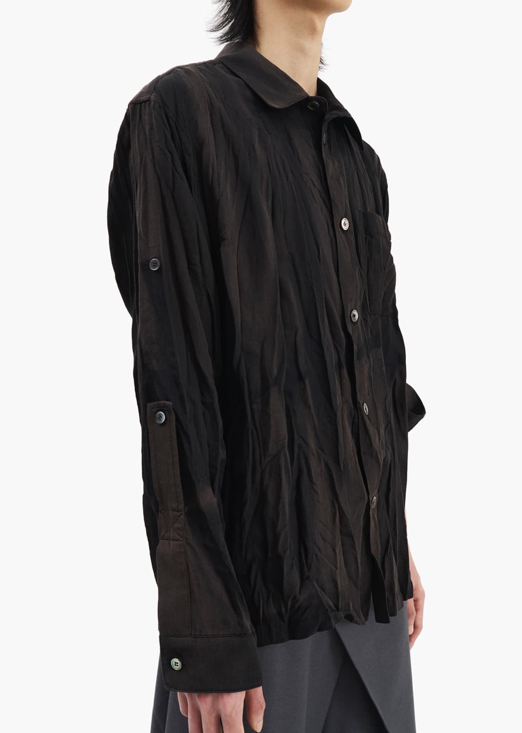 지용킴 25SS 블랙 셔츠 L 상품이미지3