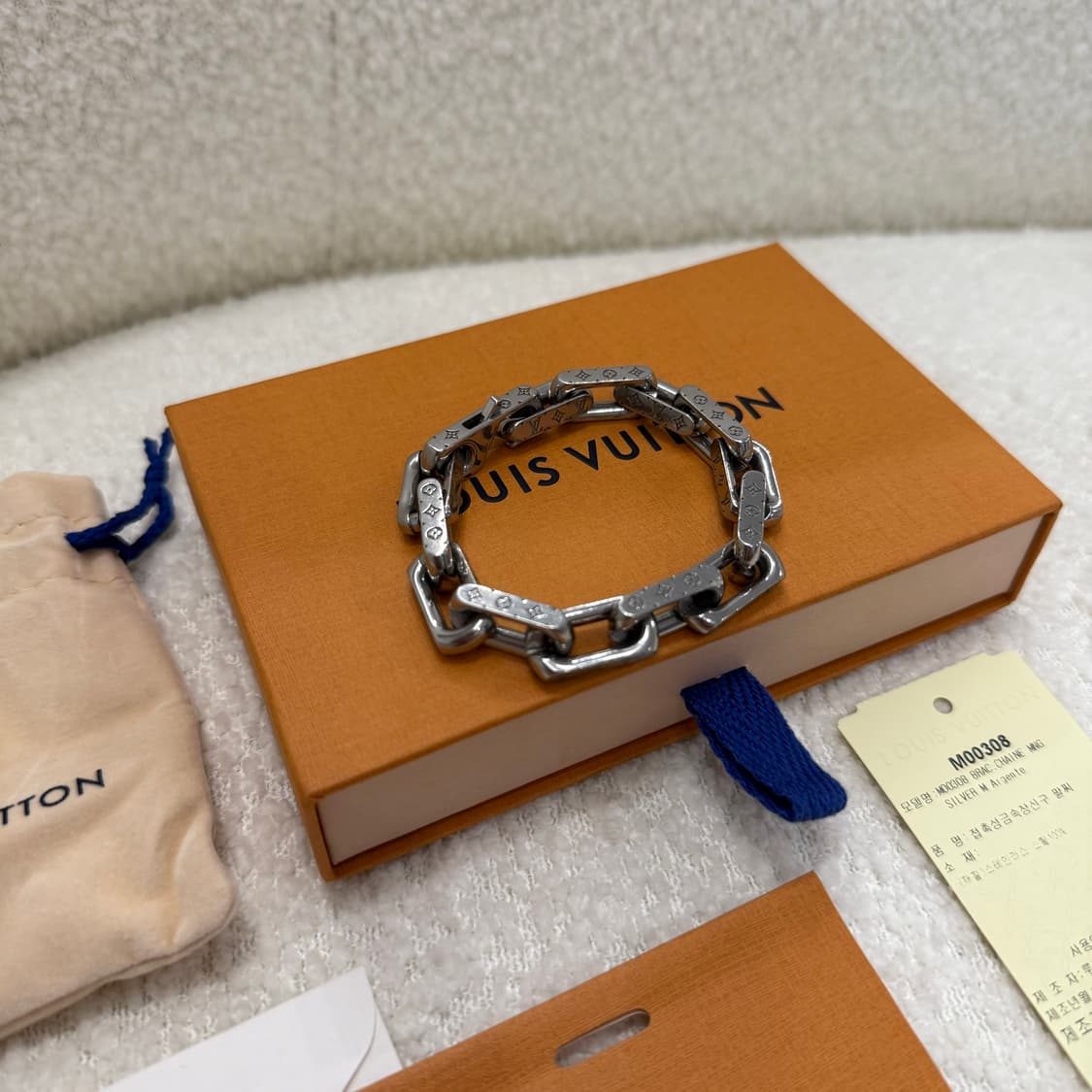루이비통 버질아블로 체인 팔찌 M 상품이미지3