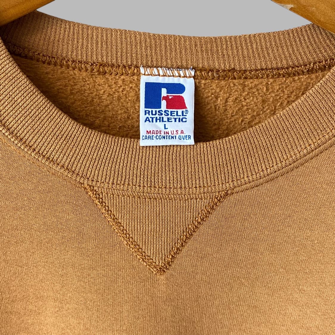 (L)빈티지 러셀 블랭크 스웨트셔츠 맨투맨 상품이미지3