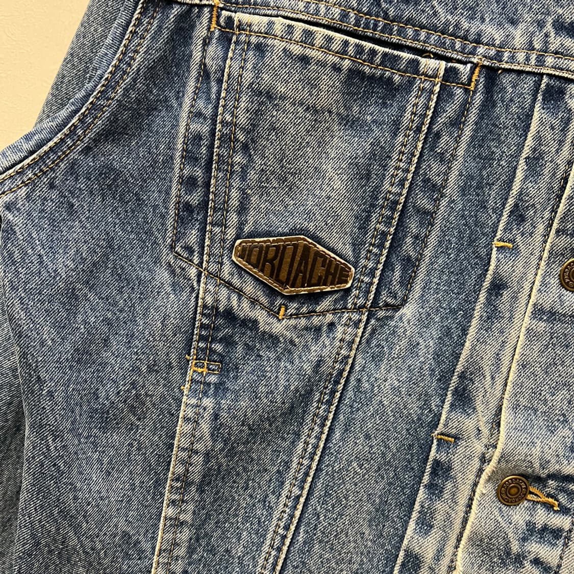 90s 죠다쉬 반도패션 데님 트러커 자켓 L~XL 상품이미지4