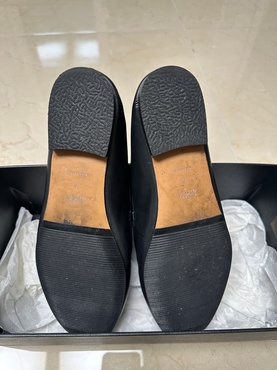 코치 헤일리 로퍼 블랙 여성 250(정품) 상품이미지4