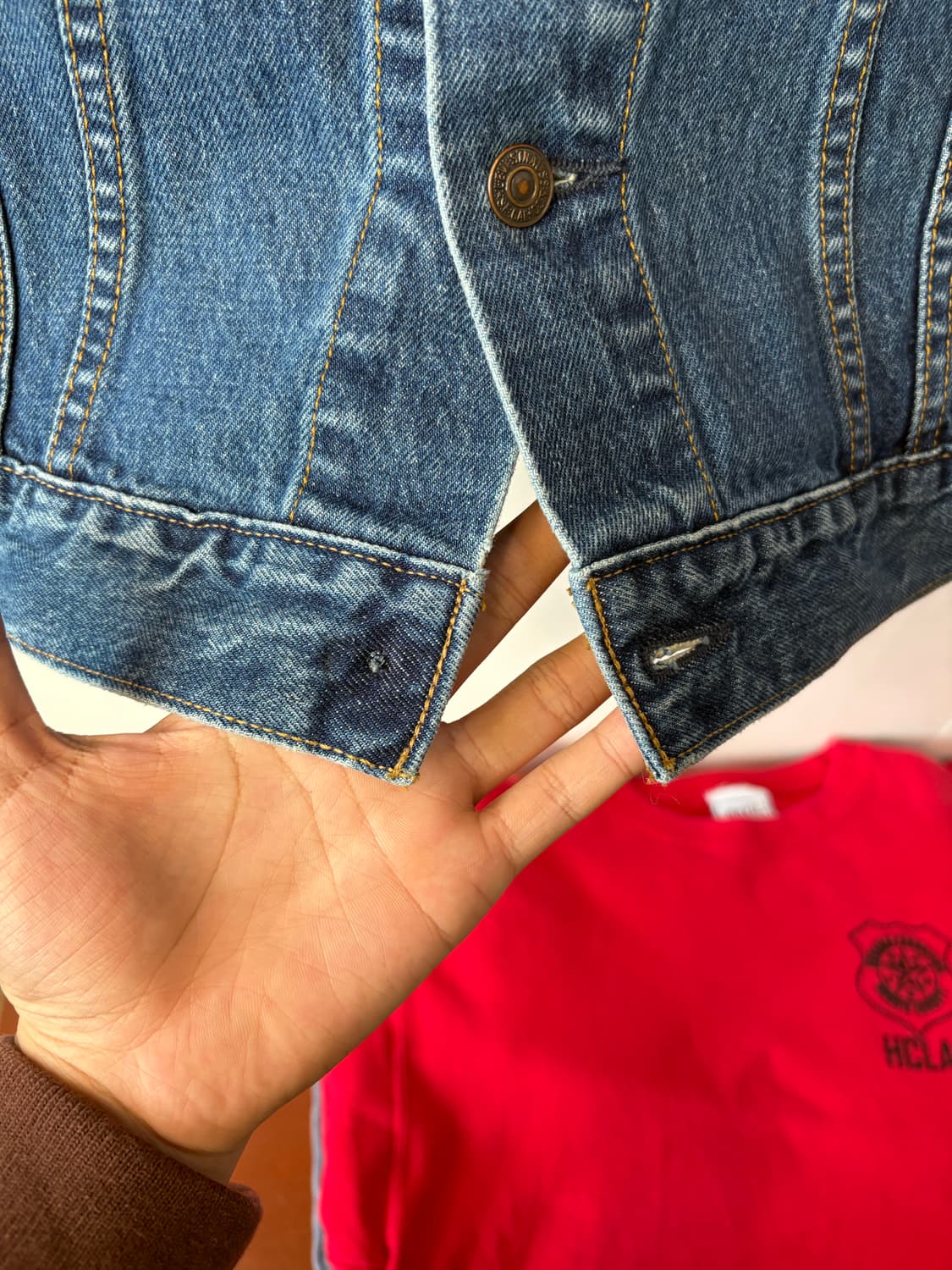 90s 96년 리바이스 데님 트러커 재킷 상품이미지5