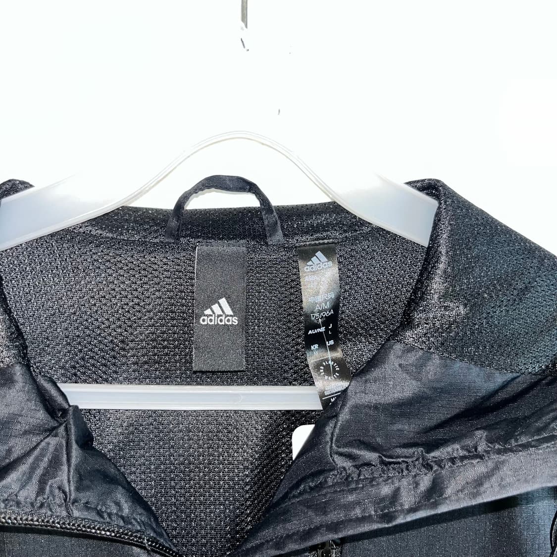 Adidas Black Windbreaker 상품이미지5