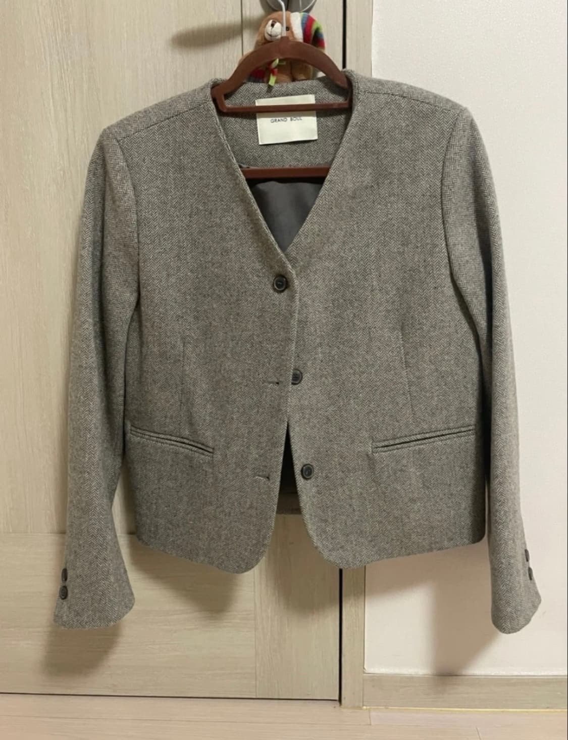 그랜드보울 울 헤링본 자켓 상품이미지1