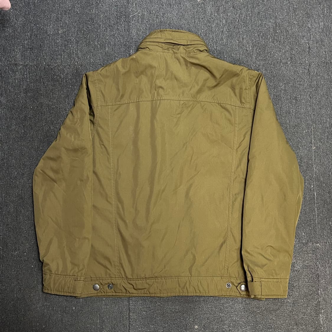 폴로 랄프로렌 카키 올리브 그린 폴리쉘 헤링턴 블루종 자켓 S 상품이미지4