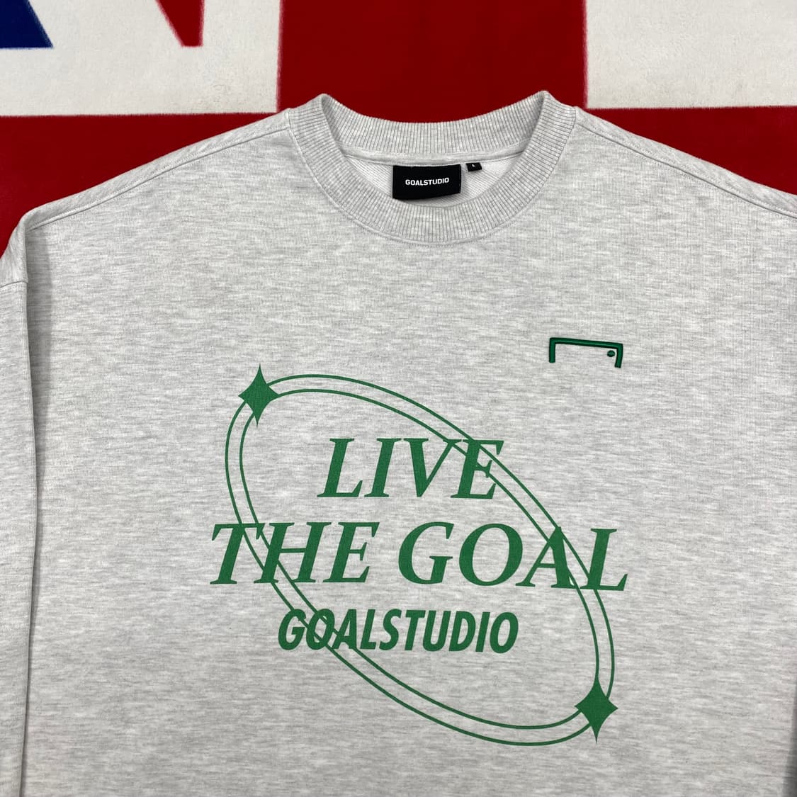 골스튜디오 맨투맨 L 실측 XL 상품이미지3