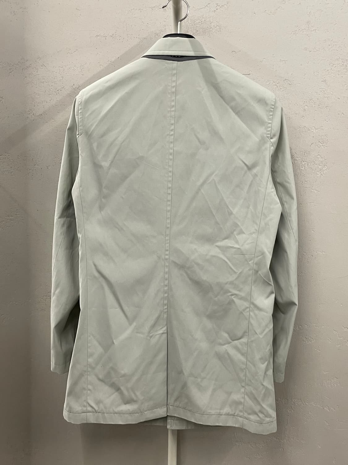 DNKY Donna Karan 버튼 탑 트렌치 코트 그레이L 상품이미지8