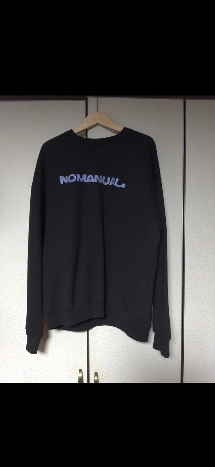 노매뉴얼 DISTORTION LOGO SWEATSHIRT 상품이미지2