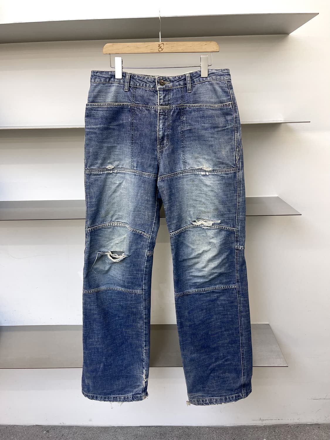 마리떼 프랑소와 저버 90s 디스트레스드 데님 팬츠 상품이미지2