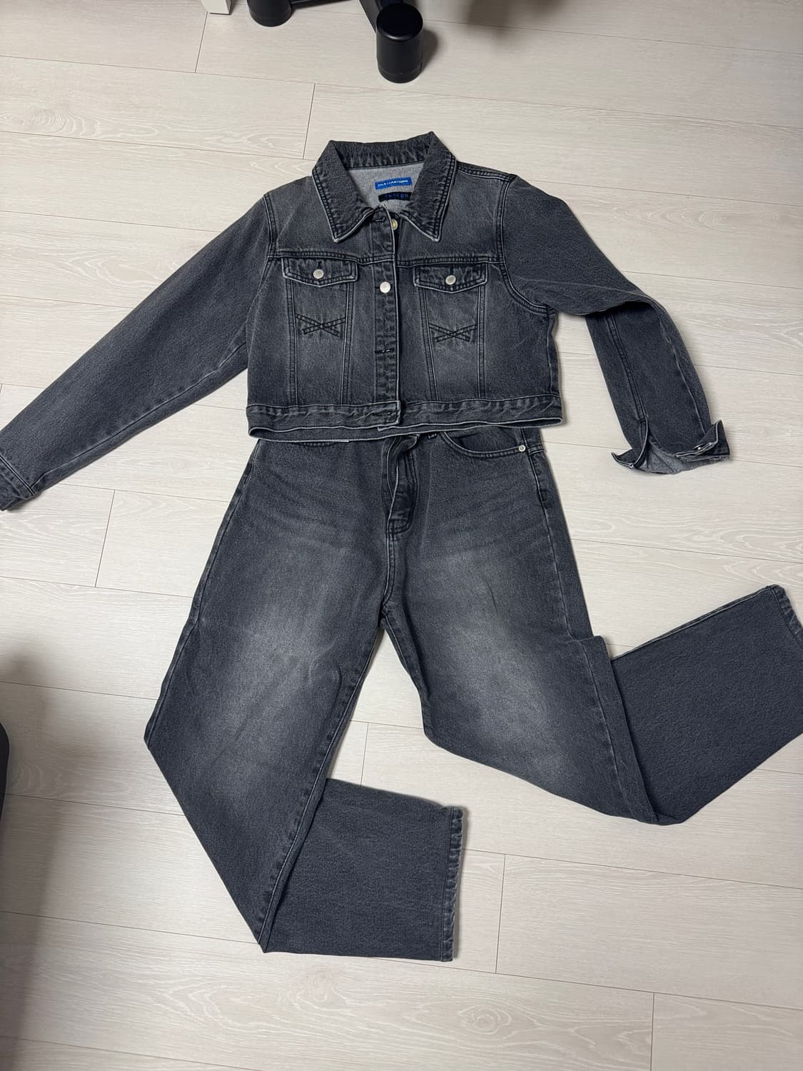 (원가 30만) 청자켓 + 청바지 세트 - 딜레탕티즘X세라페  콜라보 상품이미지1