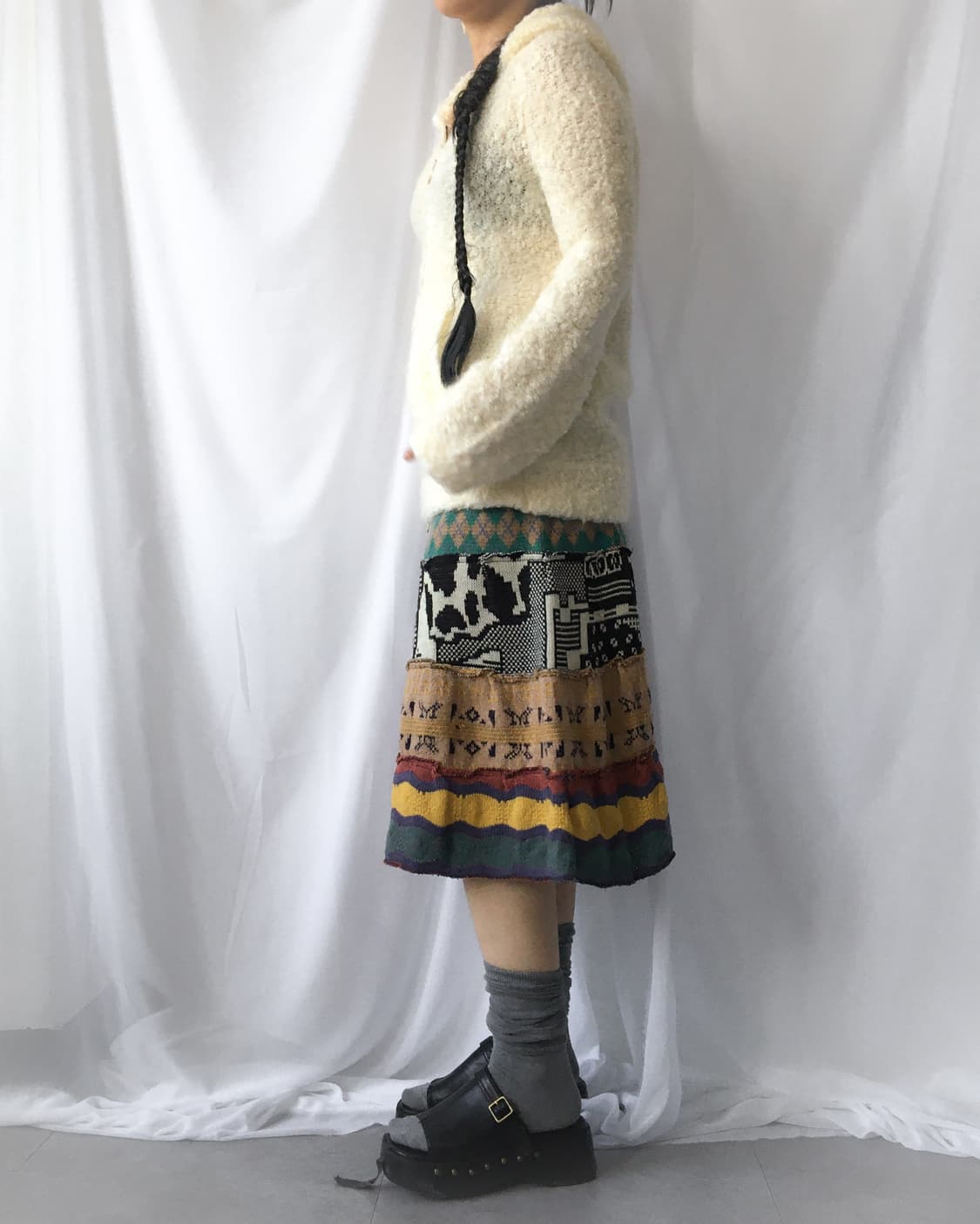 Fake lamb fur mood hood zip up 상품이미지6