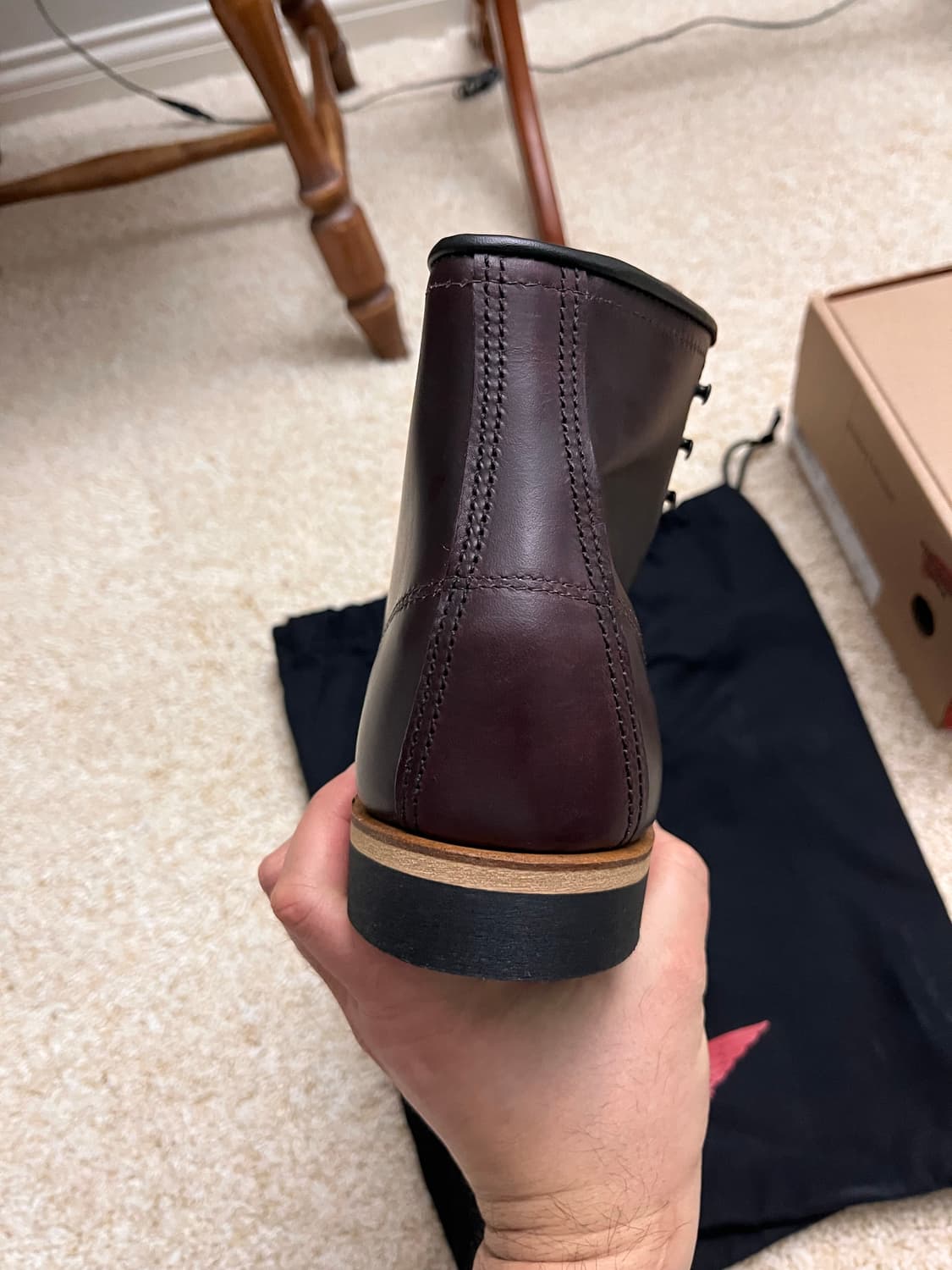 레드윙 9419 벡맨 신형 블랙체리 (8D) - 상태 좋아요  상품이미지4