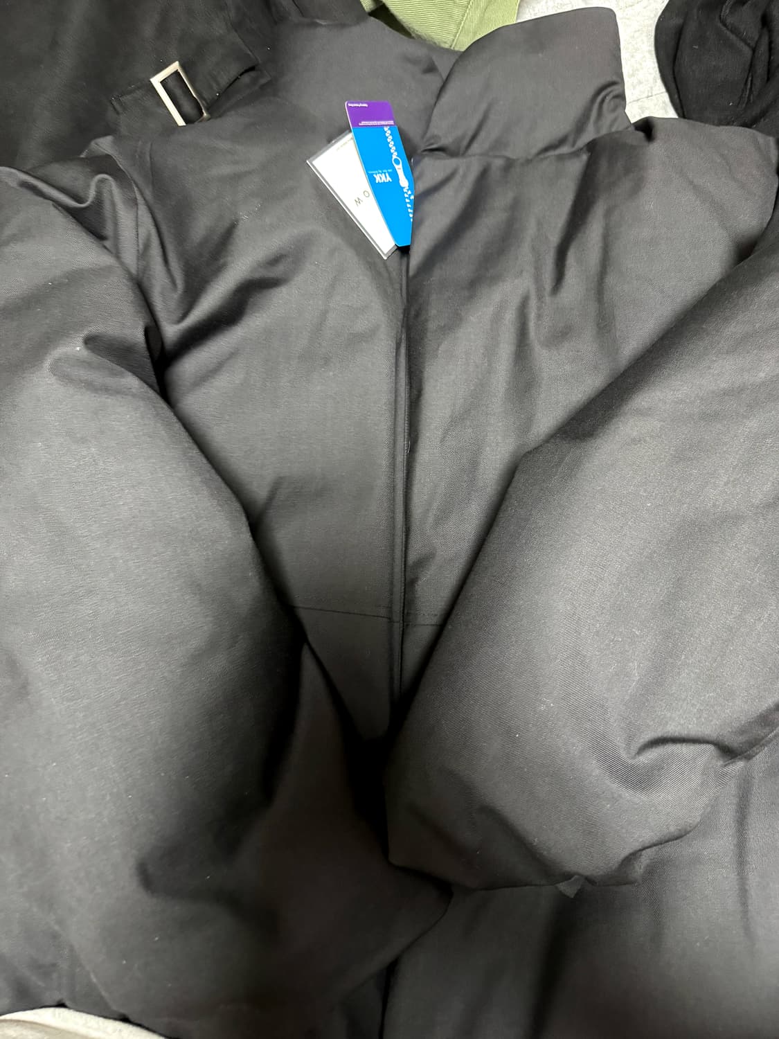 비슬로우 오버사이즈 푸퍼 다운 자켓 블랙L사이즈 새상품 상품이미지2