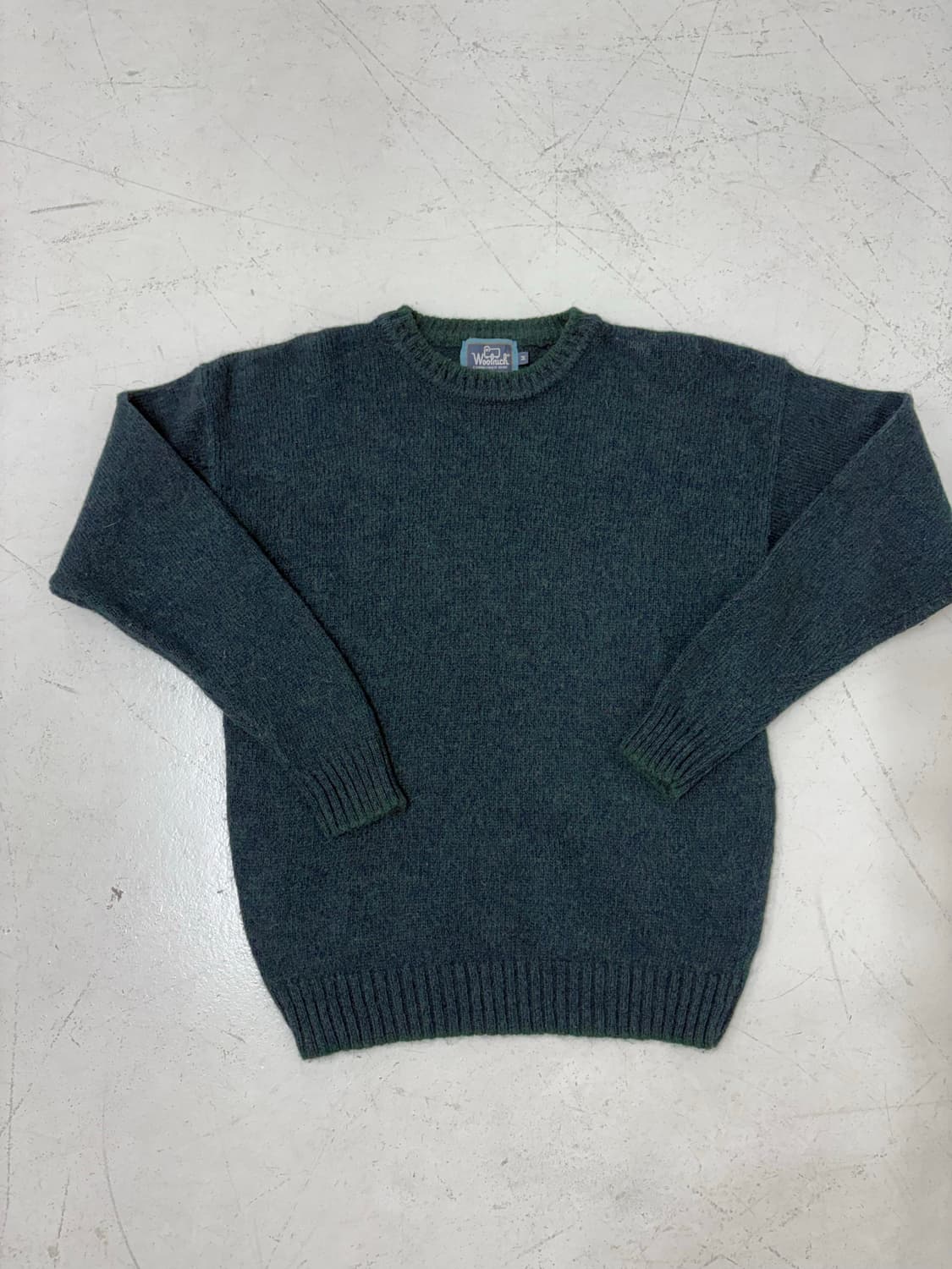 90‘s Wool rich Green wool sweater.  상품이미지1