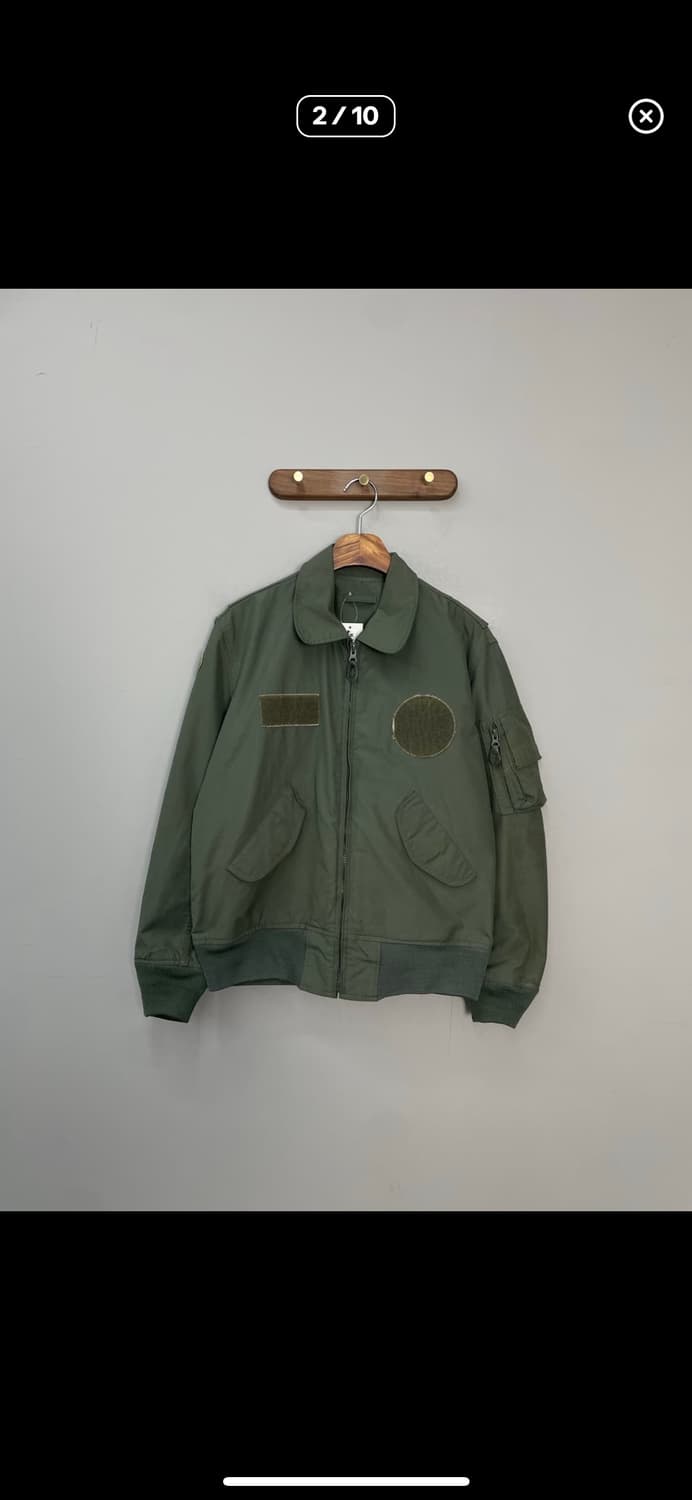 빈티지 공군 카키 항공 자켓 A3218 상품이미지2