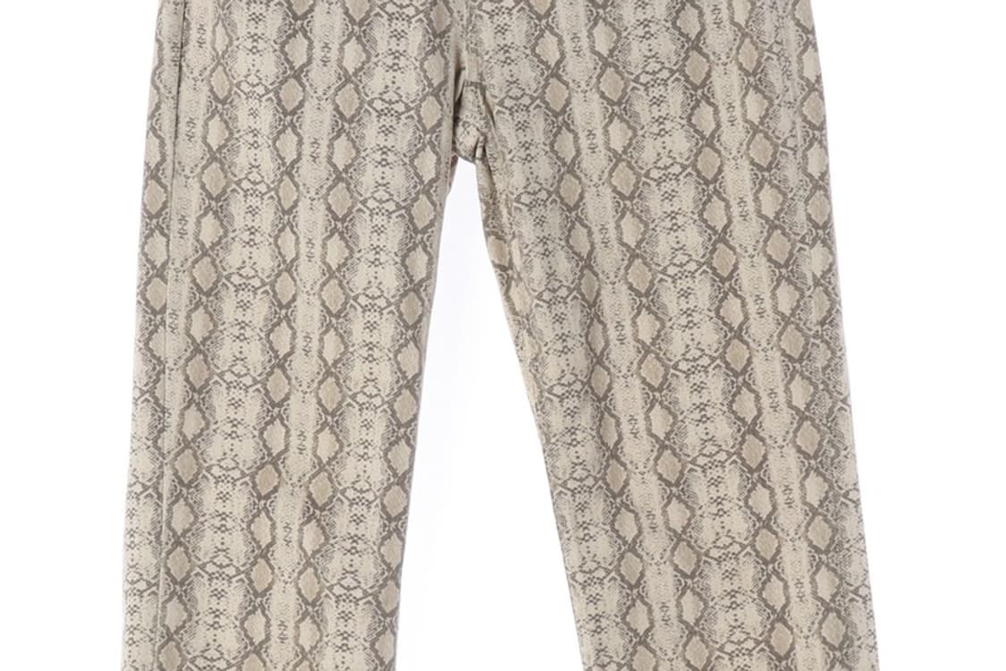 ZARA 스네이크 파이톤 패턴 코튼 팬츠 상품이미지4