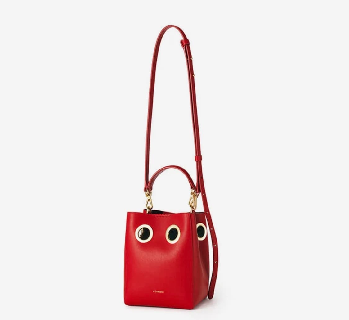 코이무이 레드 숄더백 상품이미지1