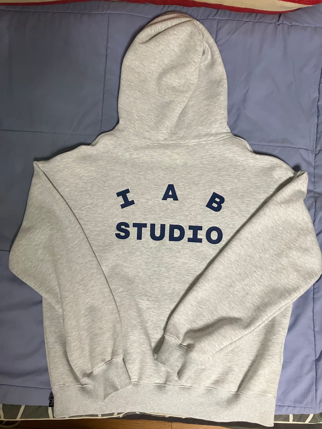 아이앱 스튜디오 후드티 L 라이트 그레이 팝니다. 상품이미지2
