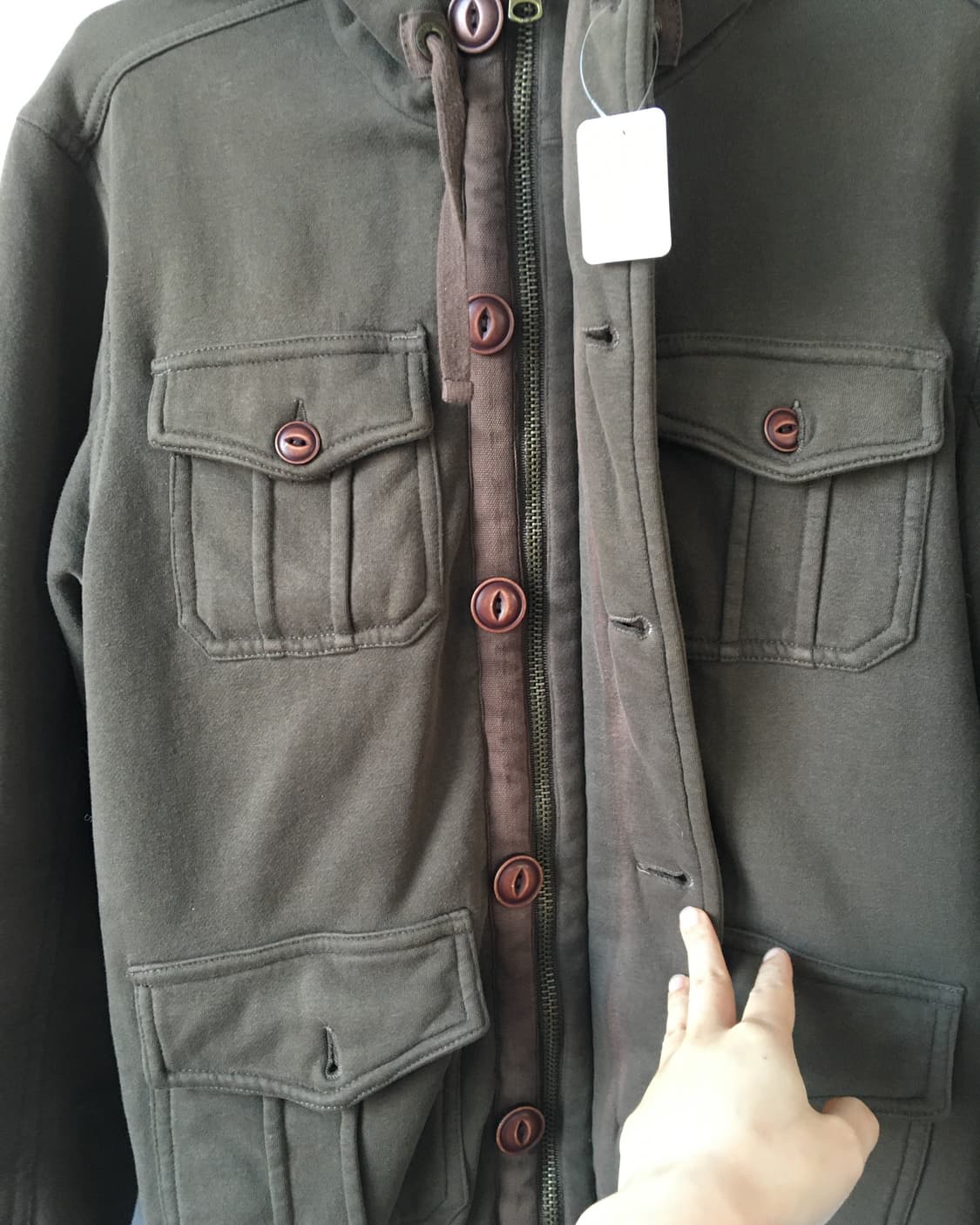 Fake fur hood jackt 상품이미지5