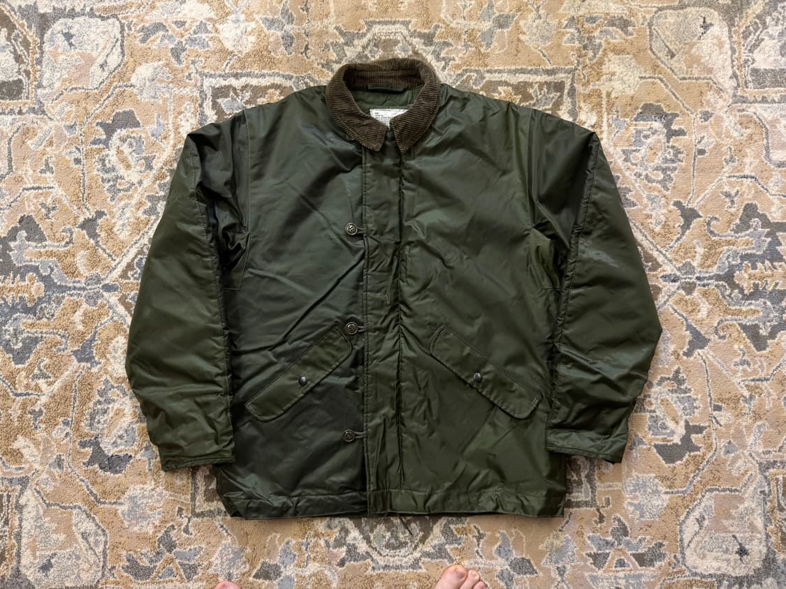 [알파인더스트리] 80s 오리지널 USN 임퍼머블 덱 자켓 (데드스탁) 상품이미지1