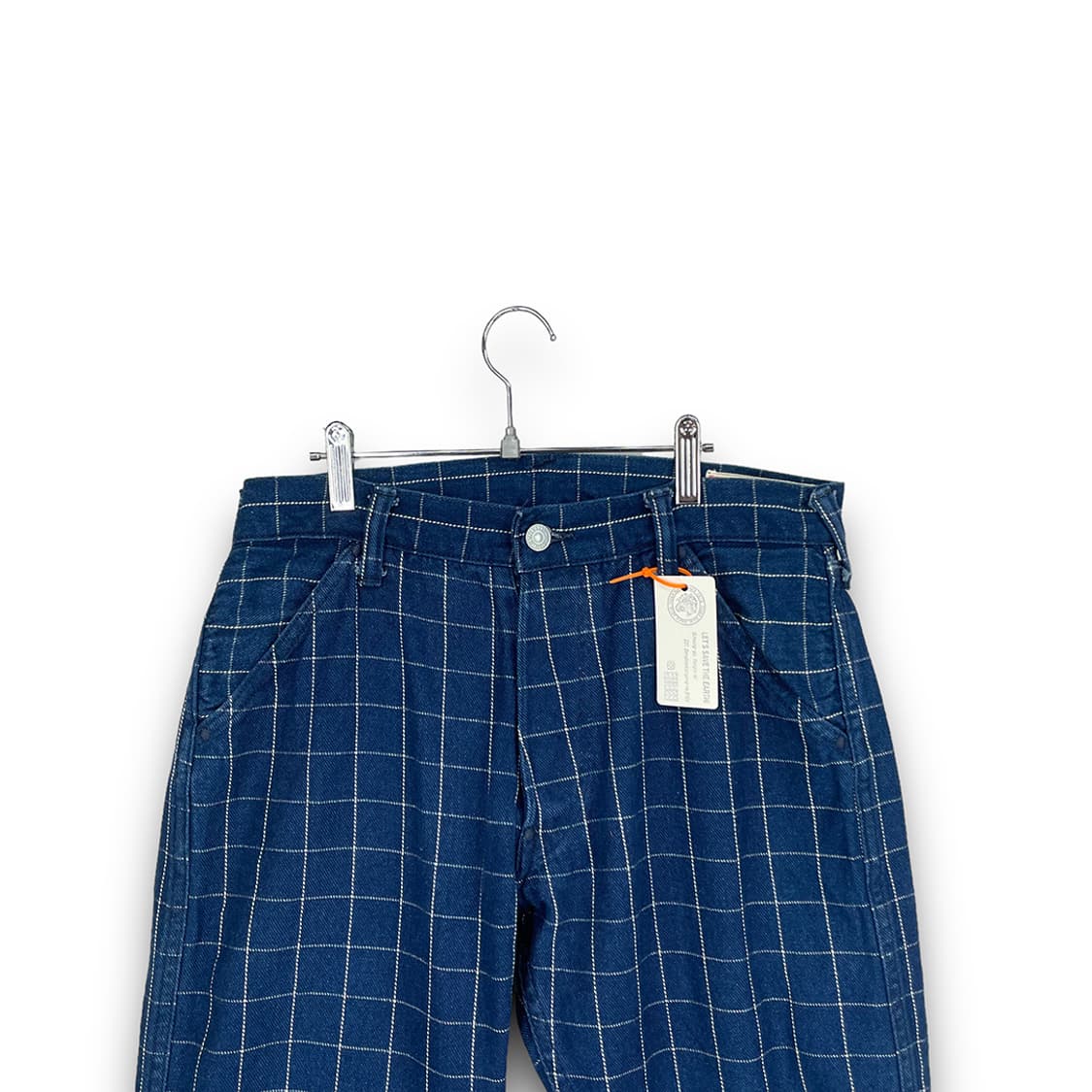 에비수 패턴 인디고워싱 데님팬츠 상품이미지3